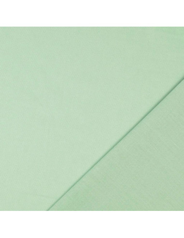 Plain cretonne cotton fabric - Mint green
