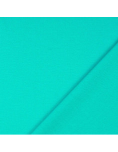 Plain cretonne cotton fabric - Pacific blue 2