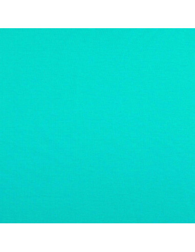 Plain cretonne cotton fabric - Pacific blue