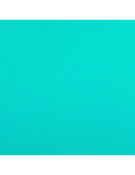 Plain cretonne cotton fabric - Pacific blue