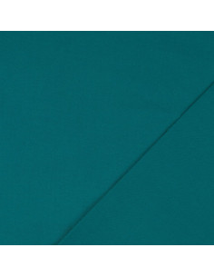 Plain cretonne cotton fabric - Petrol blue 2
