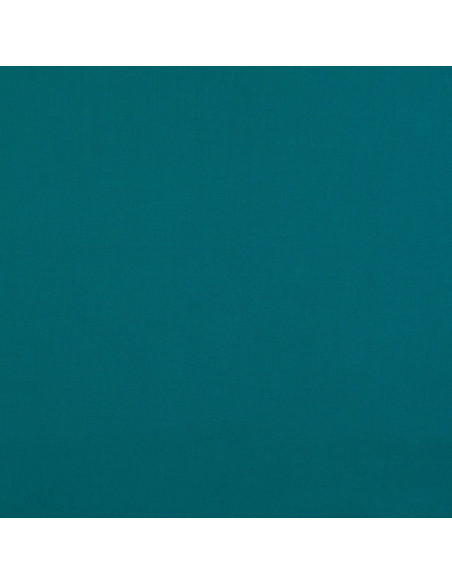 Plain cretonne cotton fabric - Petrol blue