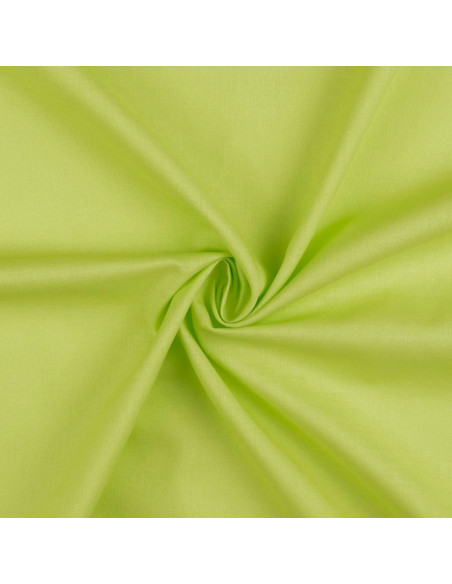 Plain cotton cretonne fabric - Meadow green