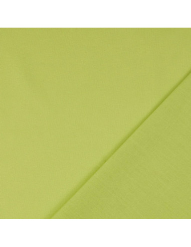 Plain cotton cretonne fabric - Meadow green