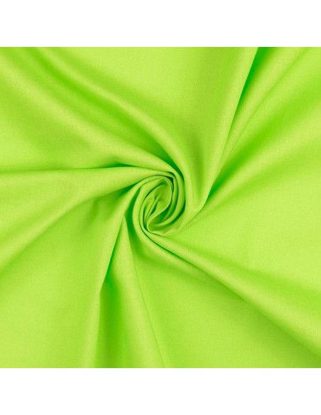 Plain cotton cretonne fabric - Apple green
