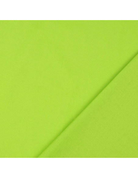 Plain cotton cretonne fabric - Apple green