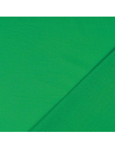 Plain cotton cretonne fabric - Grass green 2