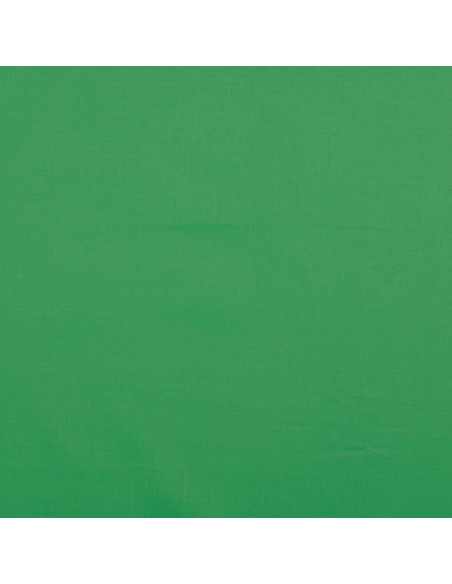 Plain cotton cretonne fabric - Grass green