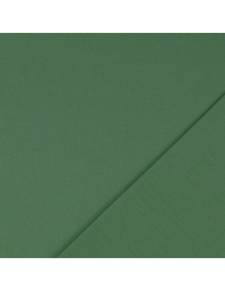 Plain cretonne cotton fabric - Asparagus green