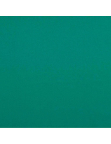 Plain cretonne cotton fabric - Jade green