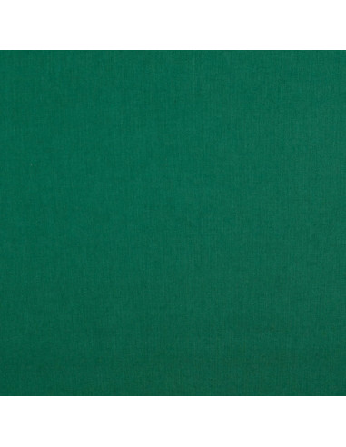Dark green plain cretonne cotton fabric