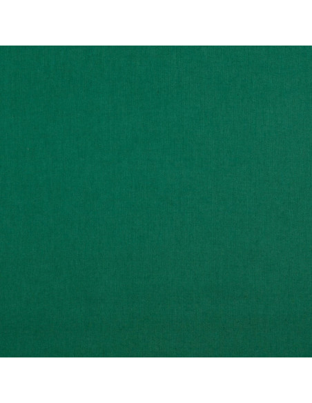 Dark green plain cretonne cotton fabric