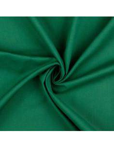 Plain cretonne cotton fabric - Fir green