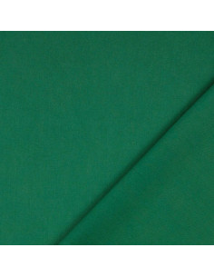 Plain cretonne cotton fabric - Fir green 2