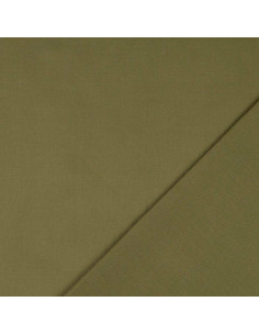 Plain cotton cretonne fabric - Military green 2