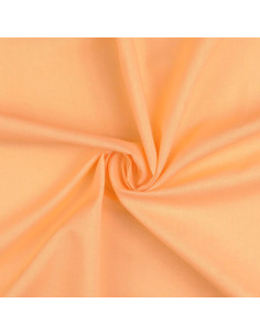 Plain cotton cretonne fabric - Pink sand