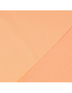 Plain cotton cretonne fabric - Pink sand 2