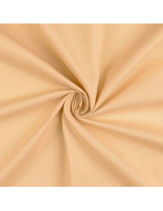 Plain cretonne cotton fabric - Sand