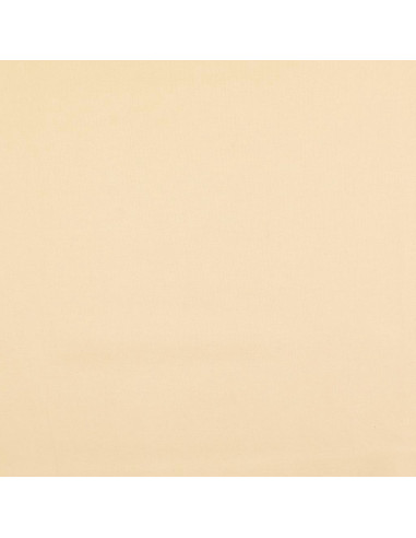 Plain cretonne cotton fabric - Light beige