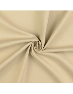 Plain cretonne cotton fabric - Greige
