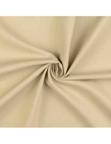 Plain cretonne cotton fabric - Greige