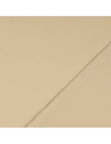 Plain cretonne cotton fabric - Greige