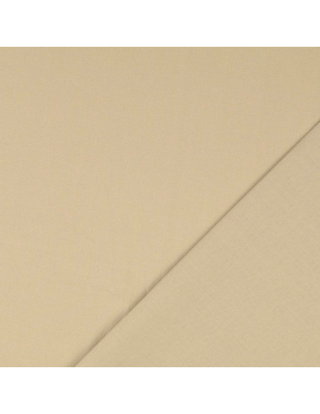 Plain cretonne cotton fabric - Greige