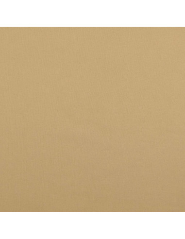 Plain cretonne cotton fabric - Sepia