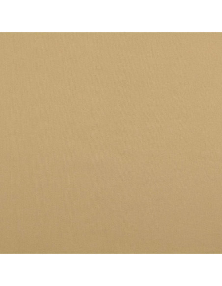 Plain cretonne cotton fabric - Sepia