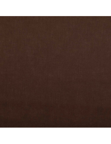 Dark brown plain cretonne cotton fabric
