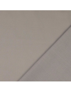 Plain cotton cretonne fabric - Light gray 2