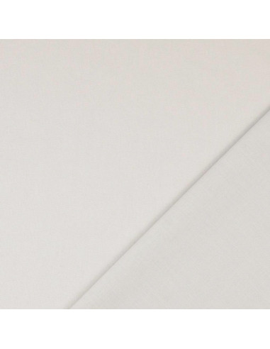 Plain cotton cretonne fabric - Clay gray