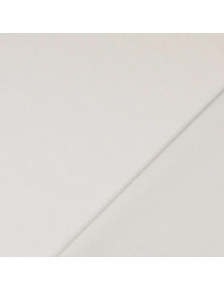 Plain cotton cretonne fabric - Clay gray