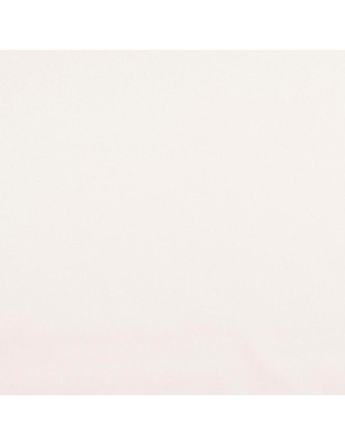 Plain cotton cretonne fabric - White