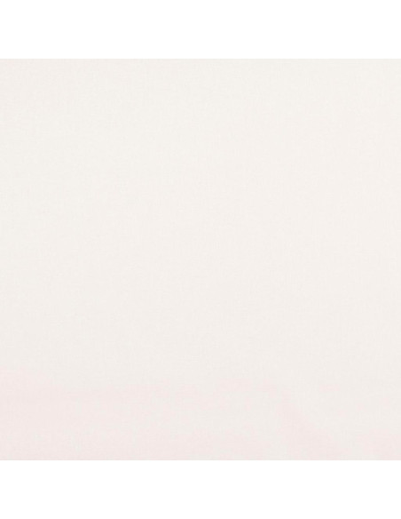 Plain cotton cretonne fabric - White