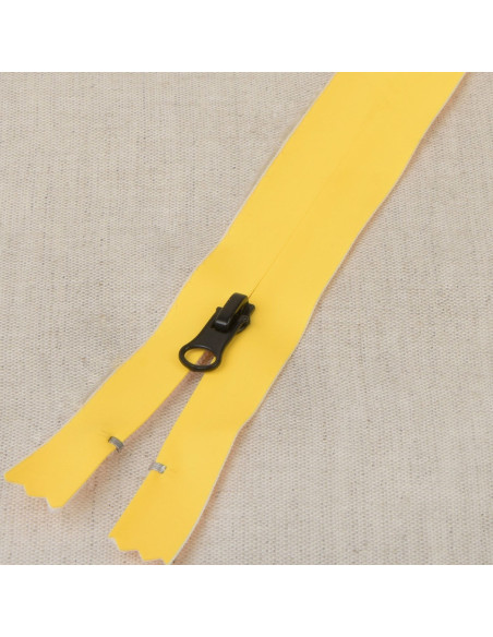 20 cm waterproof invisible zipper - Yellow