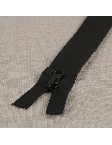 Waterproof invisible separating zipper - Black