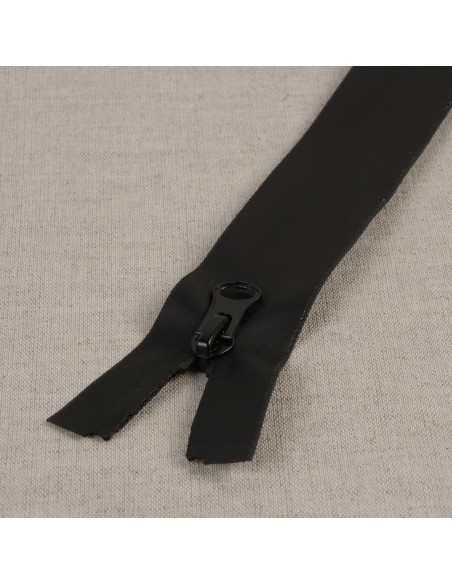Waterproof invisible separating zipper - Black