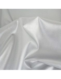 Metallic faux fabric - Silver 2