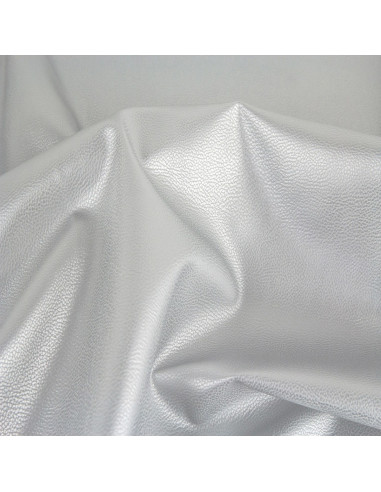 Metallic faux fabric - Silver