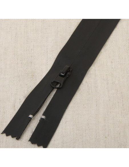 20 cm waterproof invisible zipper - Black
