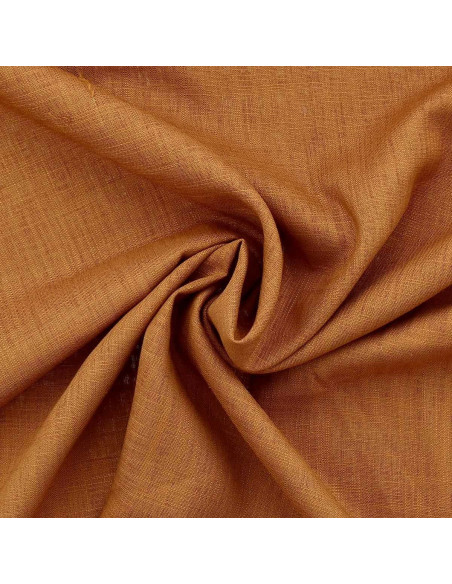 Linen viscose fabric - Indian yellow