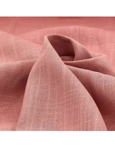 Linen viscose fabric - Antique rose