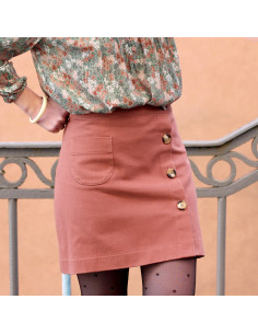 Heavy twill gabardine fabric Sienna - La Maison Naïve 2