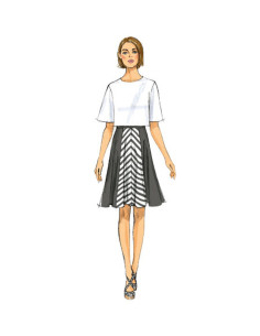 Skirt and culotte pattern - Butterick 6179