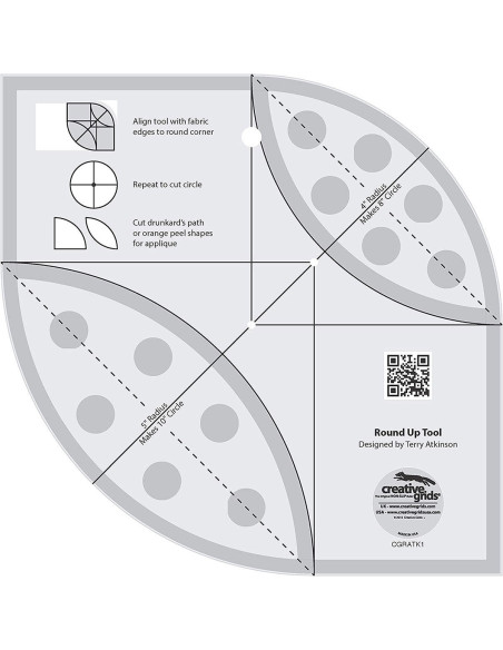Round Up Tool and Quilting Ruler Creative Grids