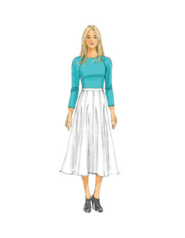 Skirt and culotte pattern - Butterick 6179