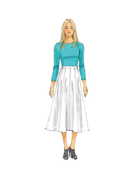 Skirt and culotte pattern - Butterick 6179