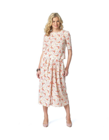 Culotte Skirt Pattern - Butterick 6178