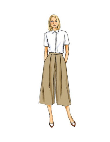 Culotte Skirt Pattern - Butterick 6178